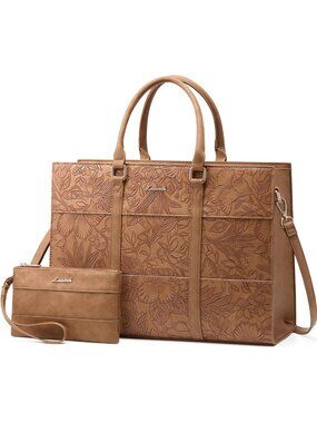 Stylish 15.6 Inch Laptop Bag for Women | Chic Work Tote & Travel Purse